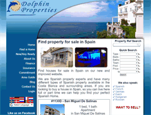 Tablet Screenshot of dolphin-properties.com